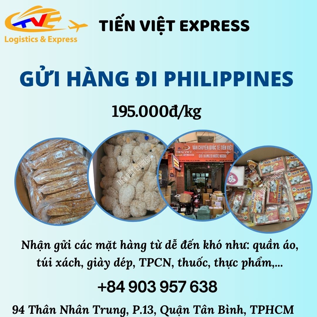 Gửi hàng đi Philippines - Tiến Việt Express